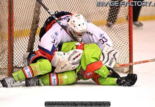 2022-02-05 Hockey Milano Bears-Valpellice Bulldogs (2-7)